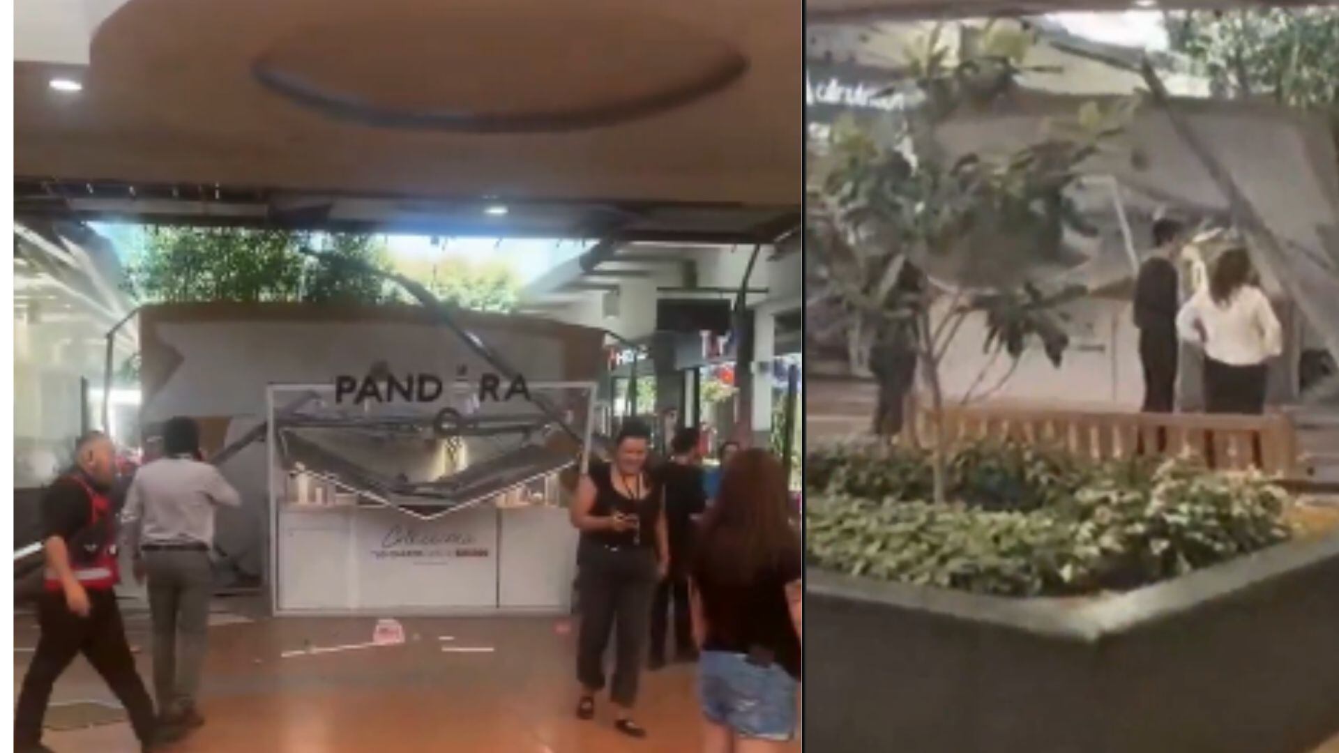 Colapso en Mall Portal El Belloto: parte del techo cae sobre tienda en Quilpué