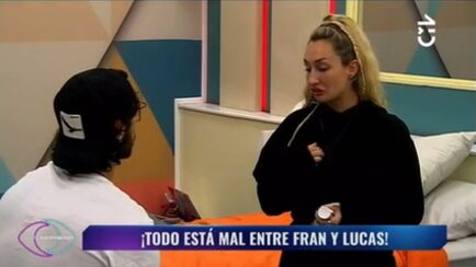 Fran y Lucas de "Gran Hermano" | Captura