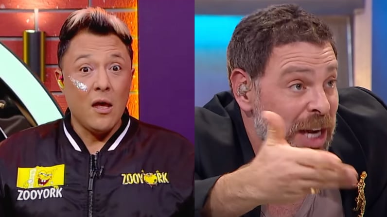 Sergio Rojas y José Antonio Neme | Captura: La Noche Premia y Only Fama