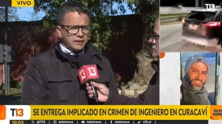 Sujeto confesó participación en homicidio de ingeniero en Curacaví y se entregó en comisaría