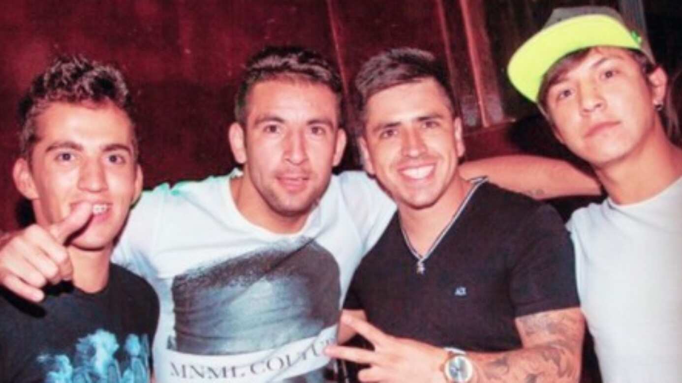 Mauricio Isla junto a "El Gitano"