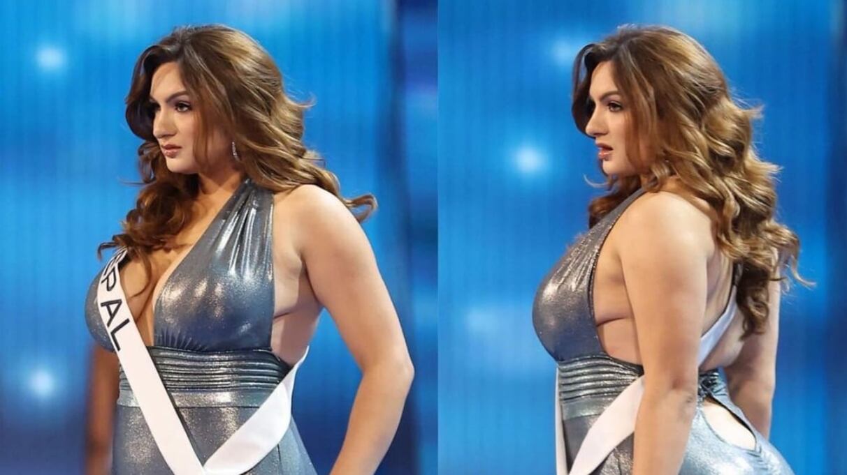 Miss Nepal calló la boca de sus críticos con su seguridad en Miss Universo 2023