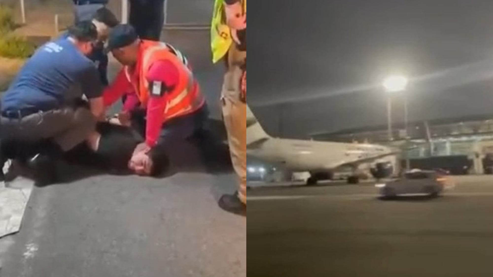 Conductor en estado de ebriedad ingresó a toda velocidad a la pista del aeropuerto Carriel Sur