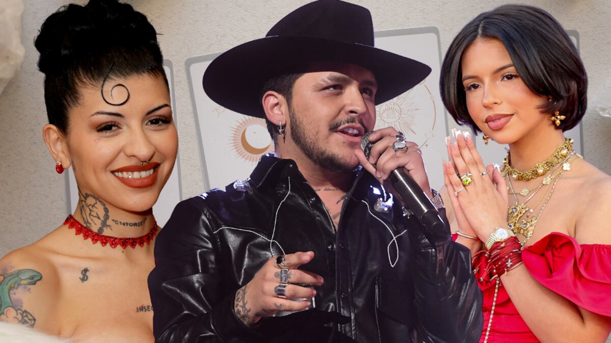 Según vidente, esto podríamos esperar que suceda entre Cazzu, Nodal y Ángela Aguilar.