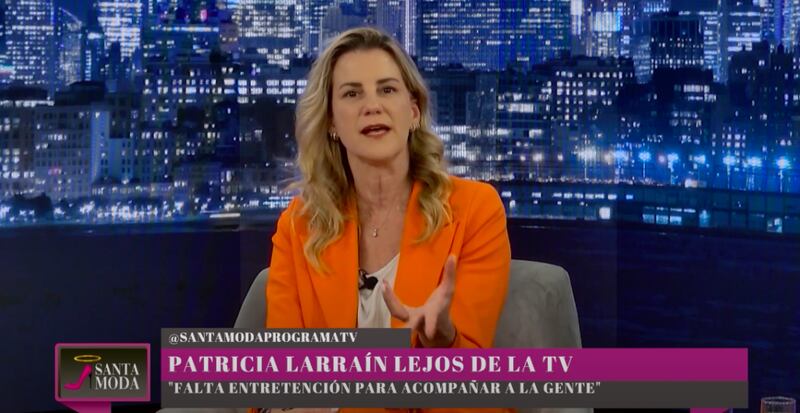 Pata Larraín en Santa Moda. Captura de Pantalla