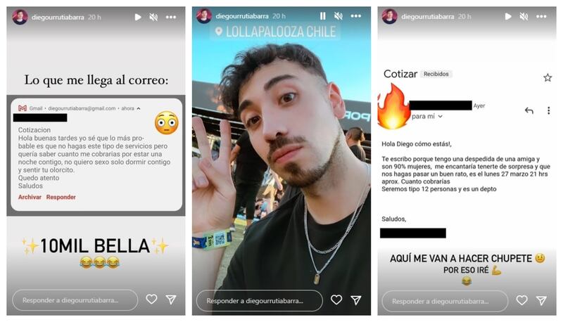 El standupero reveló en sus redes sociales las insólitas propuestas eróticas que algunas mujeres le han hecho luego de su exitosa presentación en el Festival de Viña del Mar.