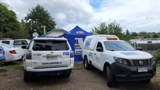 PDI y Servicio Médico Legal en el lugar del suceso.