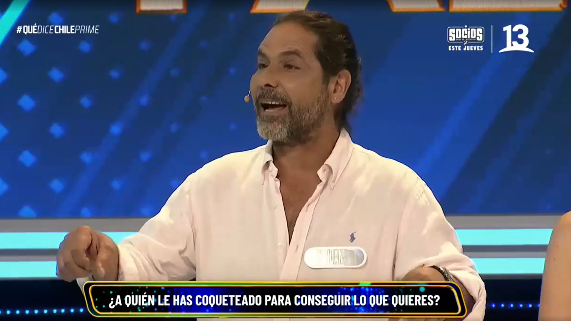 Juan Falcón en "Qué Dice Chile Prime" | Canal 13