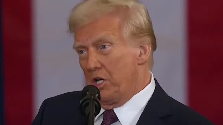 Donald Trump juramentó como presidente de Estados Unidos.