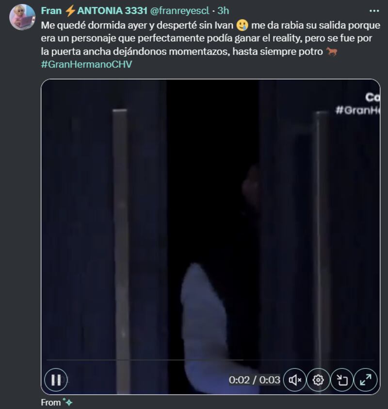 Reacción salida de Iván Cabrera | Gran Hermano