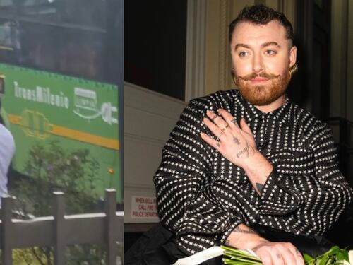 ¿Sacándole los piojos? Este fue el particular momento de Sam Smith con un amigo en Bogotá