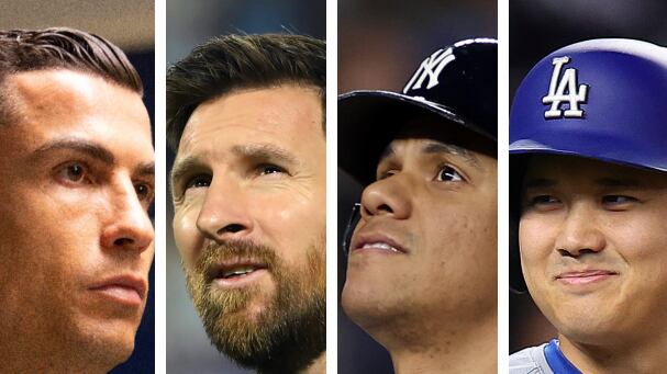 Ronaldo, Messi, Soto y Ohtani / Getty