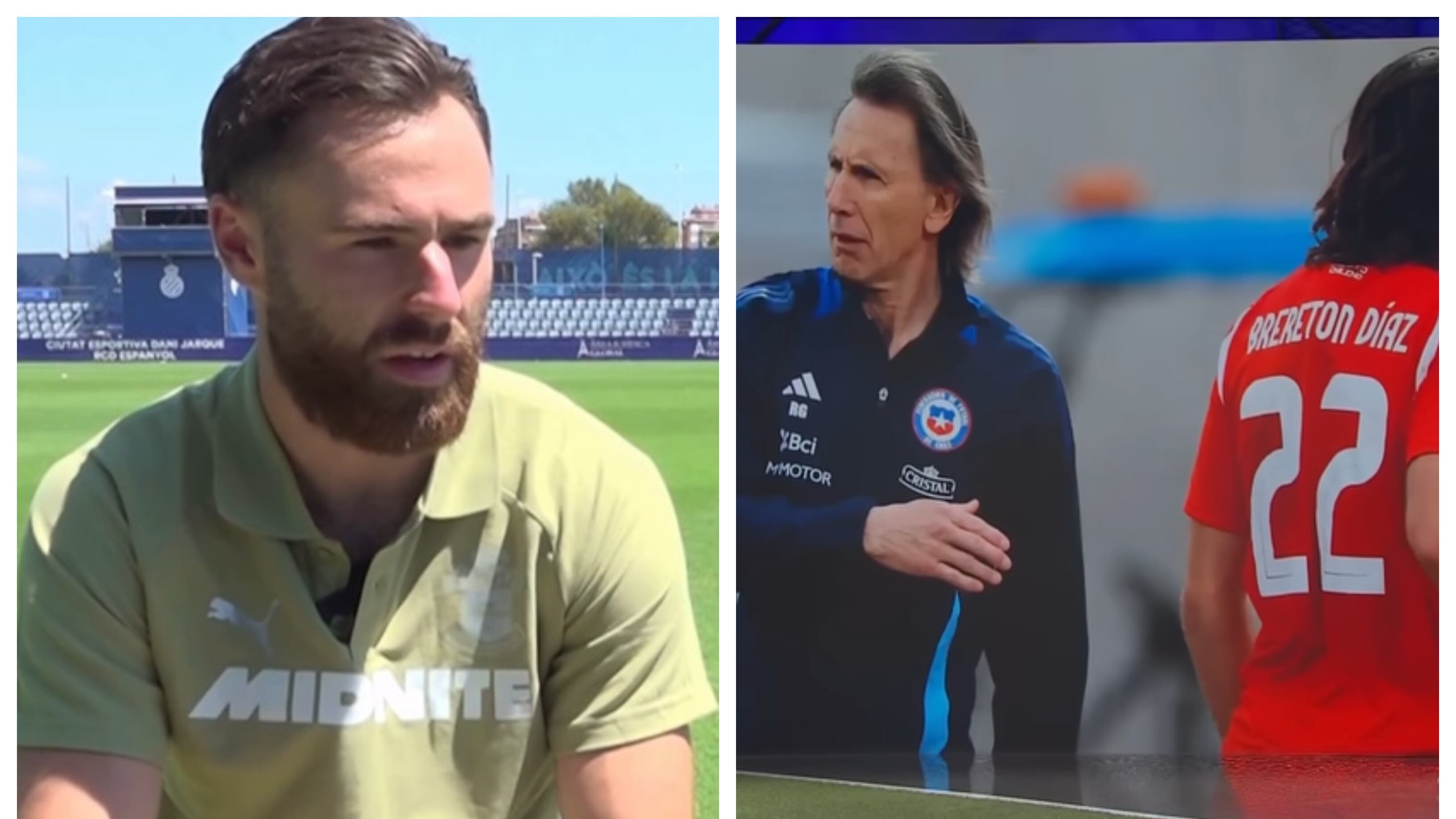 El delantero habló en exclusiva con el canal privado de su marginación de la Roja por parte del renunciado técnico Ricardo Gareca.