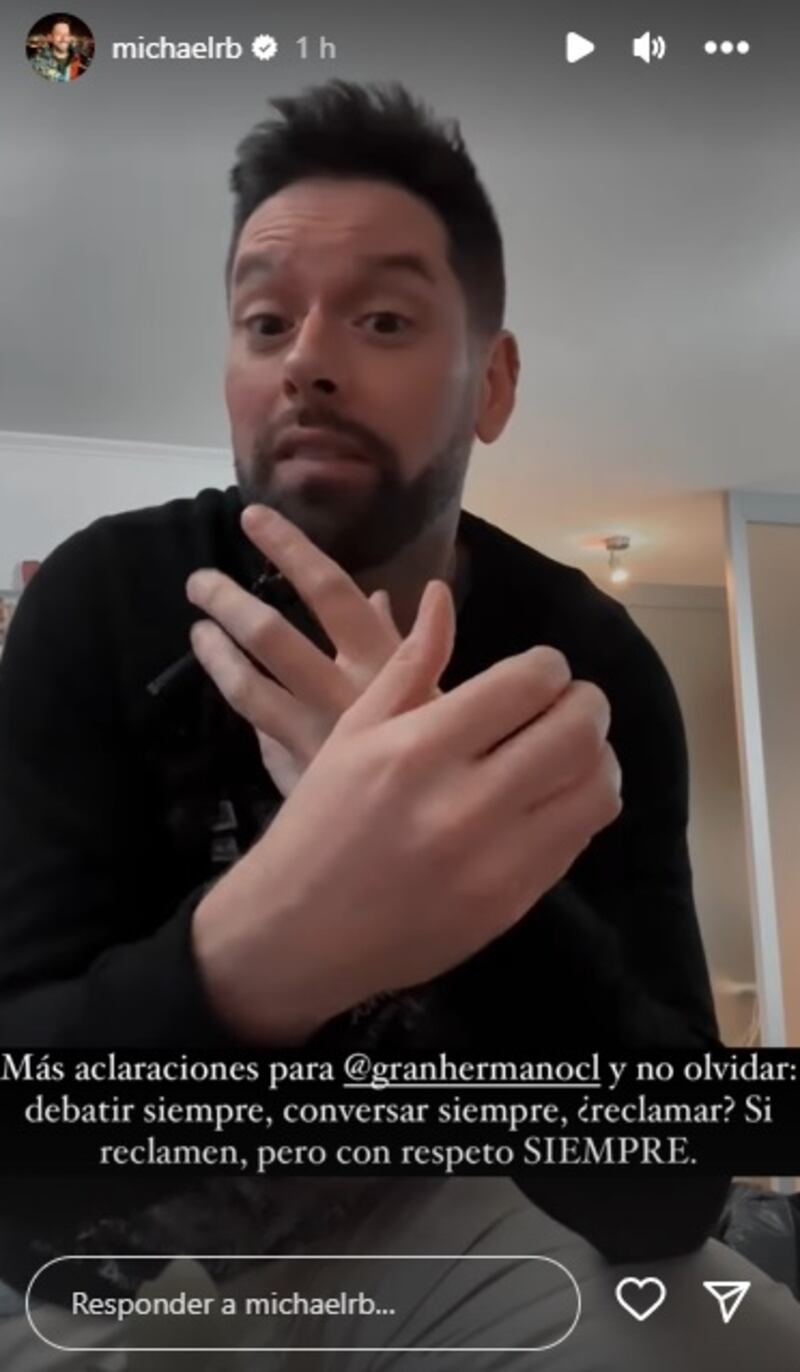 El panelista del reality de CHV explicó en sus redes sociales los motivos por los que la producción de "Gran Hermano" no sanciona a Rubén por guardarse comida y servirse los platos más grandes en el encierro.