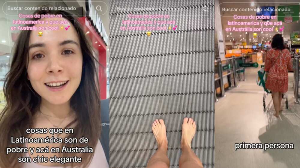 Viral de Tik Tok chilena en Australia | Captura: Tik Tok