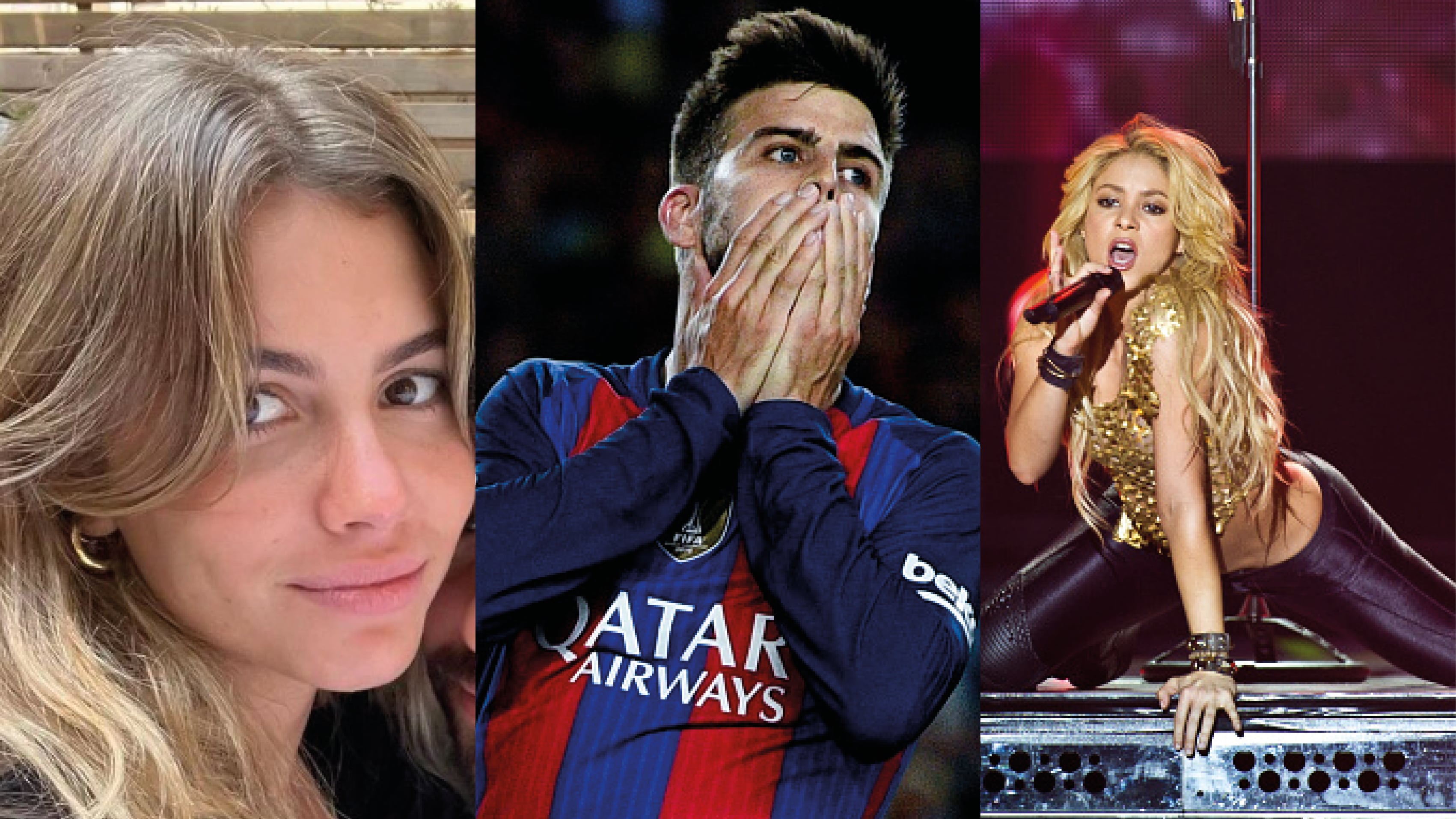 Primeras fotos de Piqué con Shakira y Clara Chía