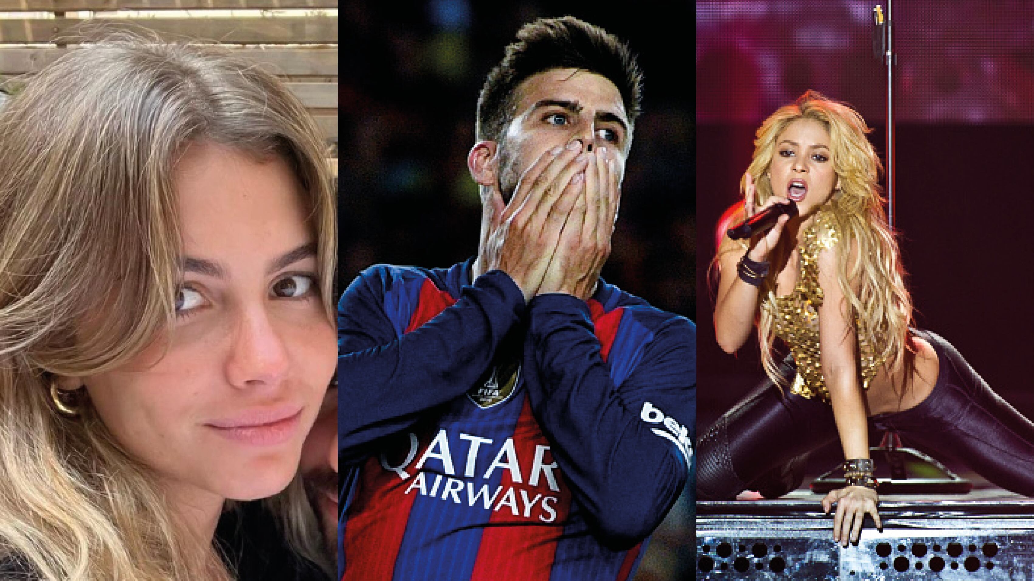 Primeras fotos de Piqué con Shakira y Clara Chía