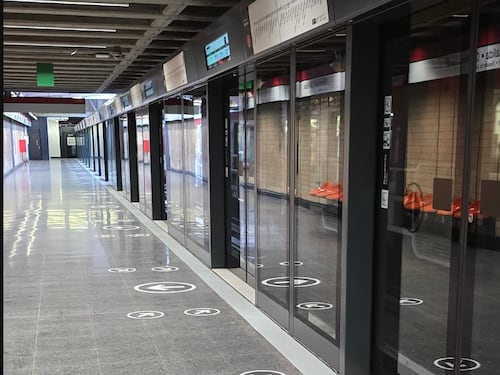Metro anuncia inicio de operación de puertas de andén en San Pablo