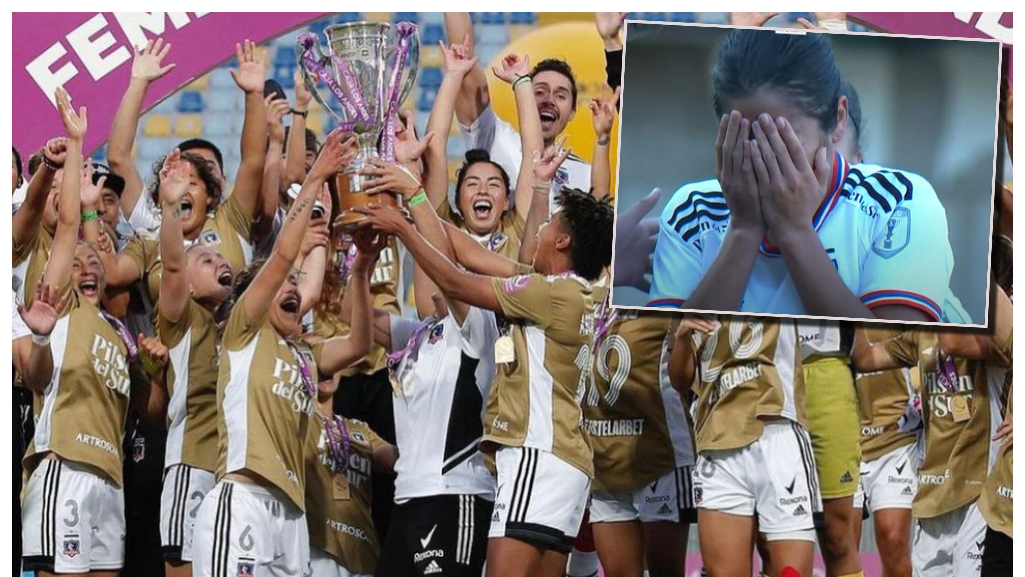 La exjugadora de Universidad de Chile salió entre lágrimas del estadio El Morro, de Talcahuano, luego de ser insultada por un hincha de Colo Colo.