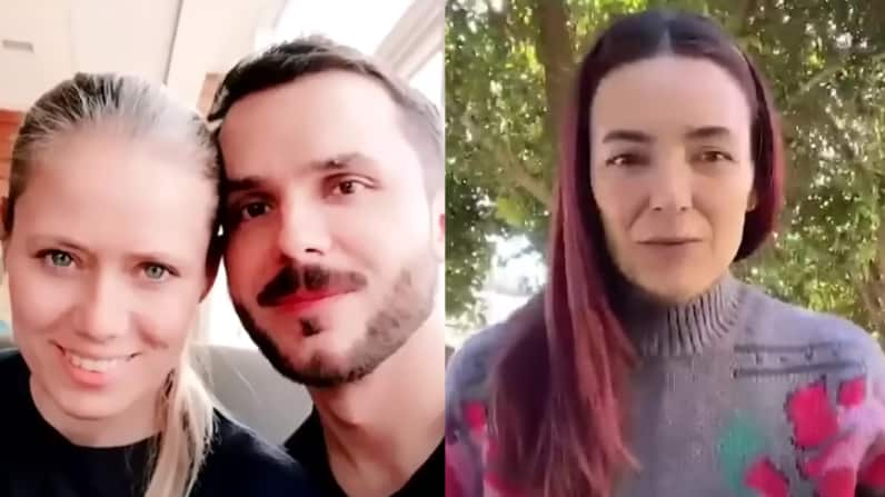 Ludmila Ksenofontova, Álvaro Ballero y Janis Pope | Captura: Hay que decirlo de Canal 13