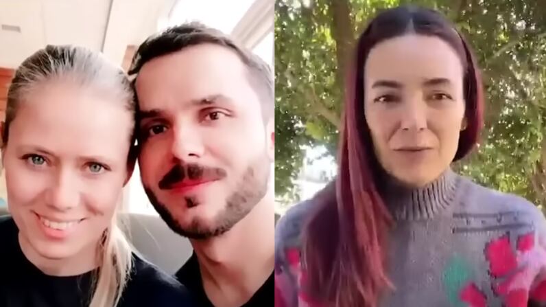 Ludmila Ksenofontova, Álvaro Ballero y Janis Pope | Captura: Hay que decirlo de Canal 13