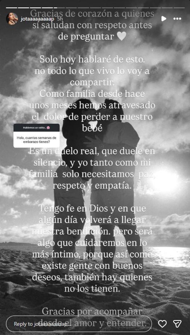 Javiera vía Instagram