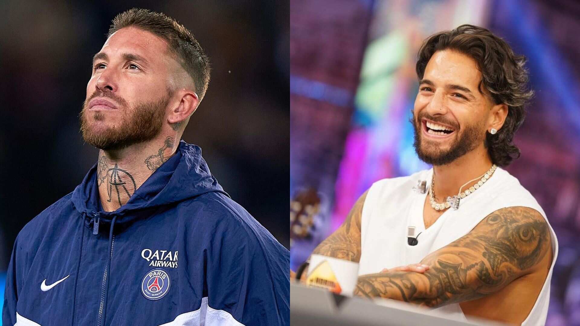 Maluma reveló la gran relación que tiene con el futbolista Sergio Ramos. Una pasión los une.