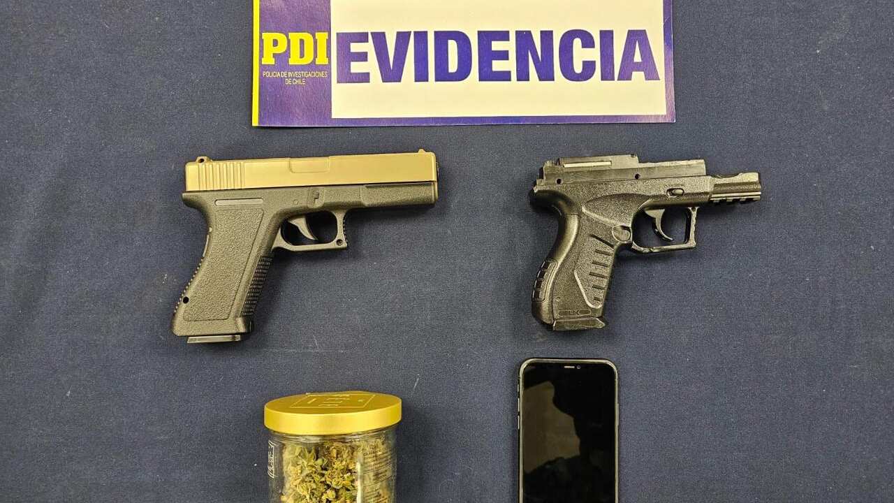 Incautación de armas, Bicrim Talagante. (PDI)