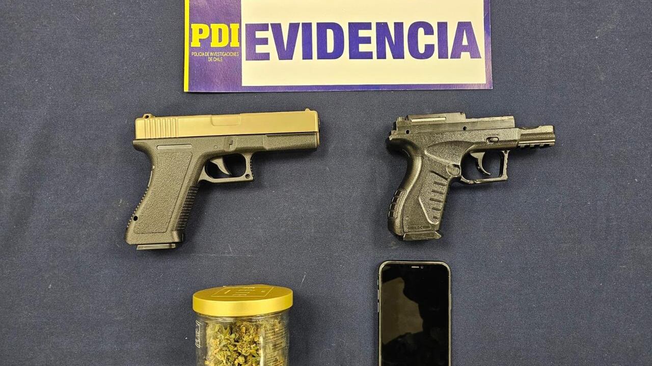 Incautación de armas, Bicrim Talagante. (PDI)