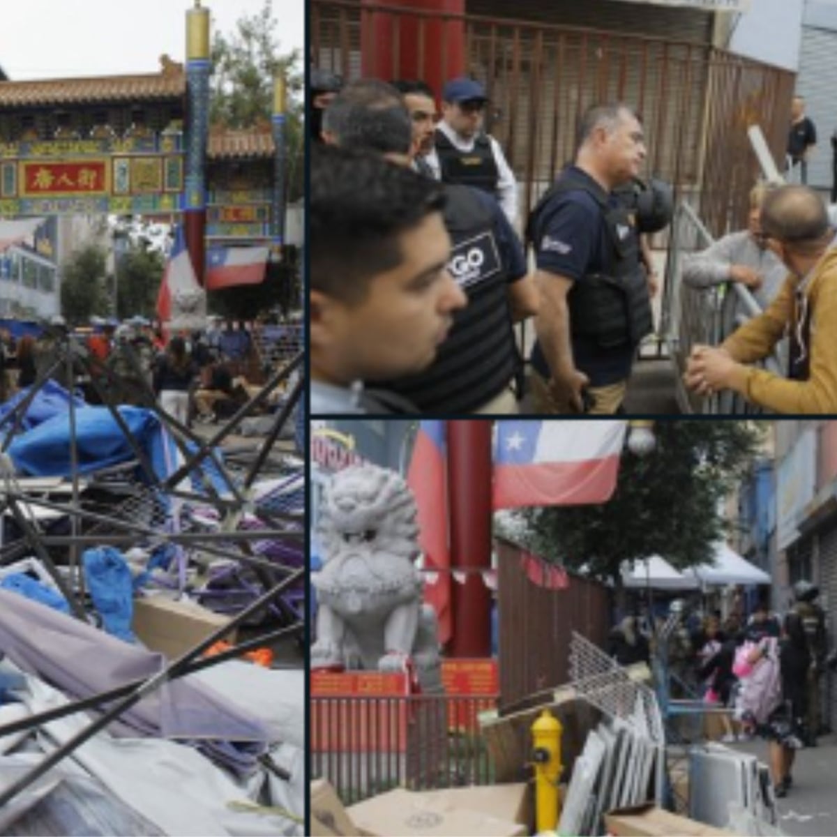 Vendedores ambulantes de Meiggs 2.0 marcan territorio con aerosoles Vendedores ambulantes de Meiggs 2.0 marcan territorio con aerosoles