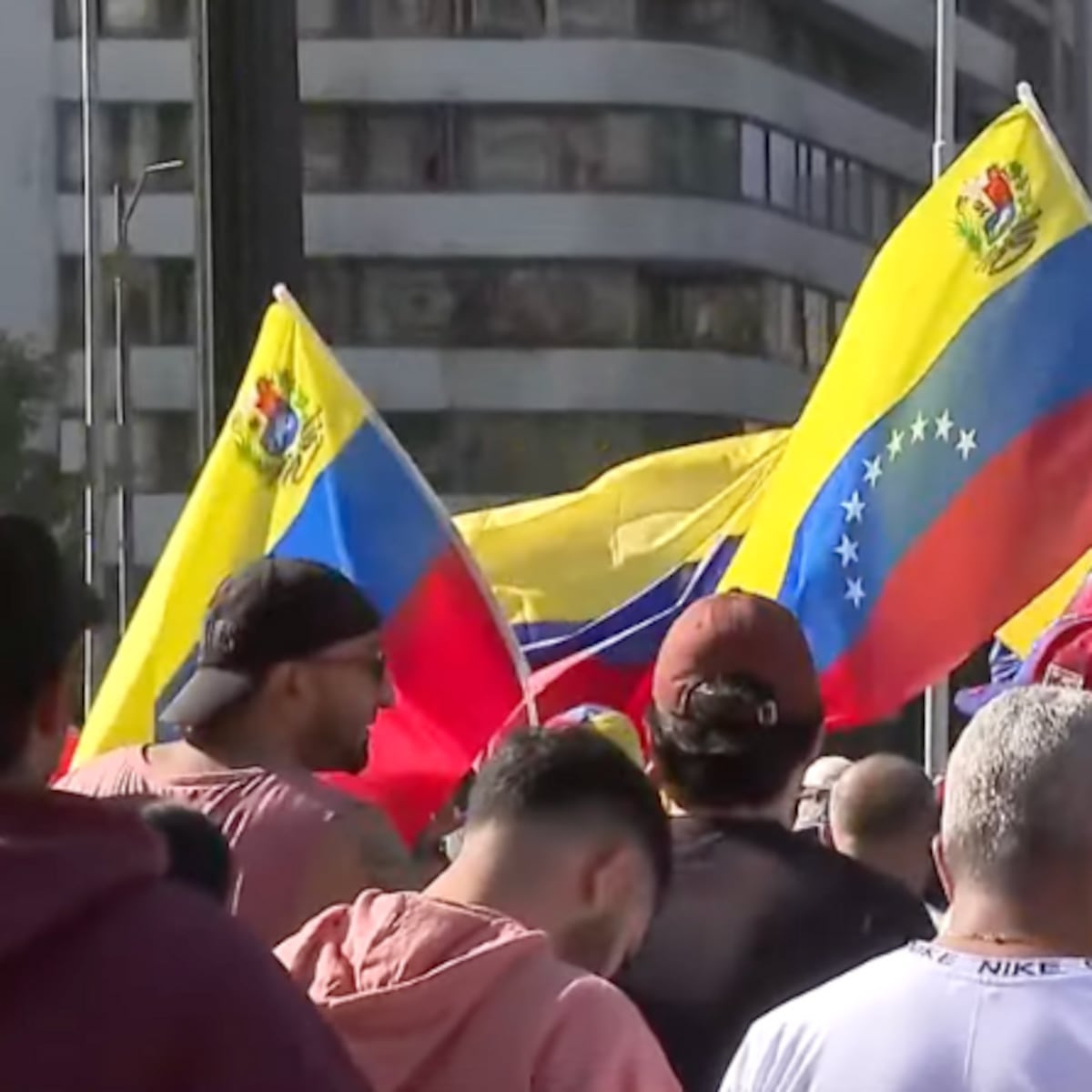 Alerta de seguridad en Chile por manifestaciones de venezolanos Alerta de seguridad en Chile por manifestaciones de venezolanos