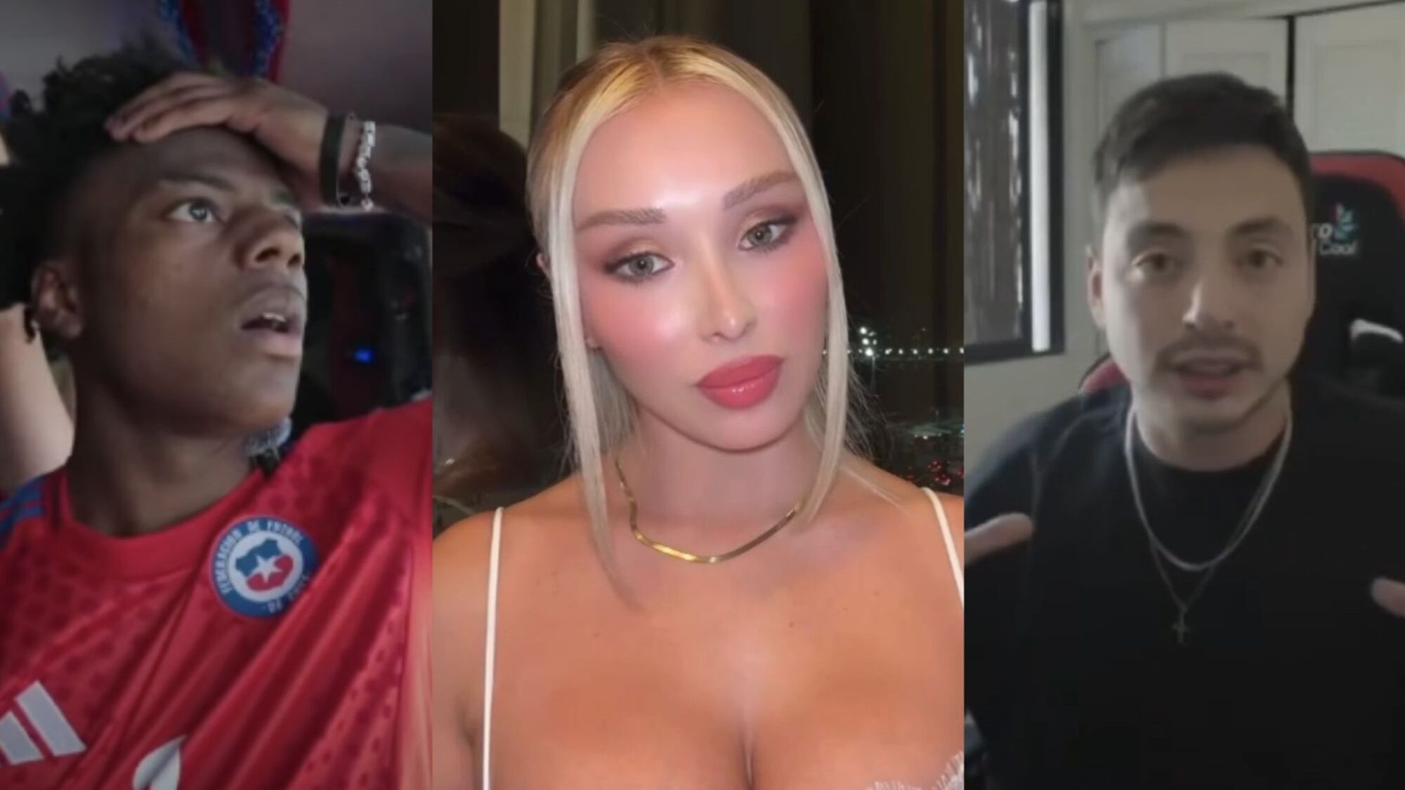 Daniella Chávez contra “Pollo” Castillo tras la visita del streamer Speed a Chile