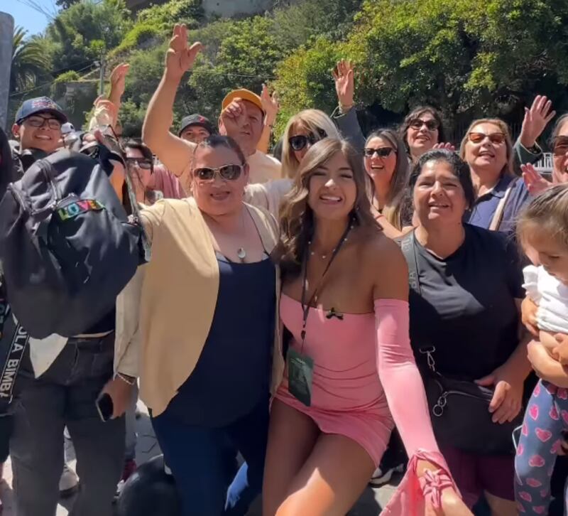 Haass Urbina, candidata a Reina del Festival de Viña del Mar.