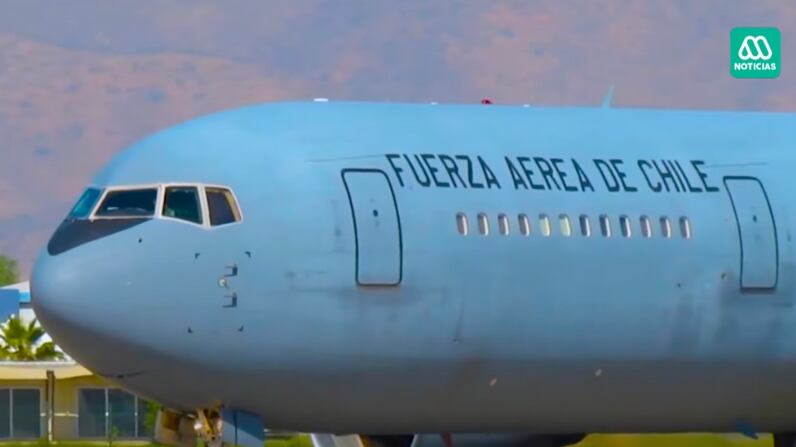 Avión de la FACh | Captura: Meganoticias