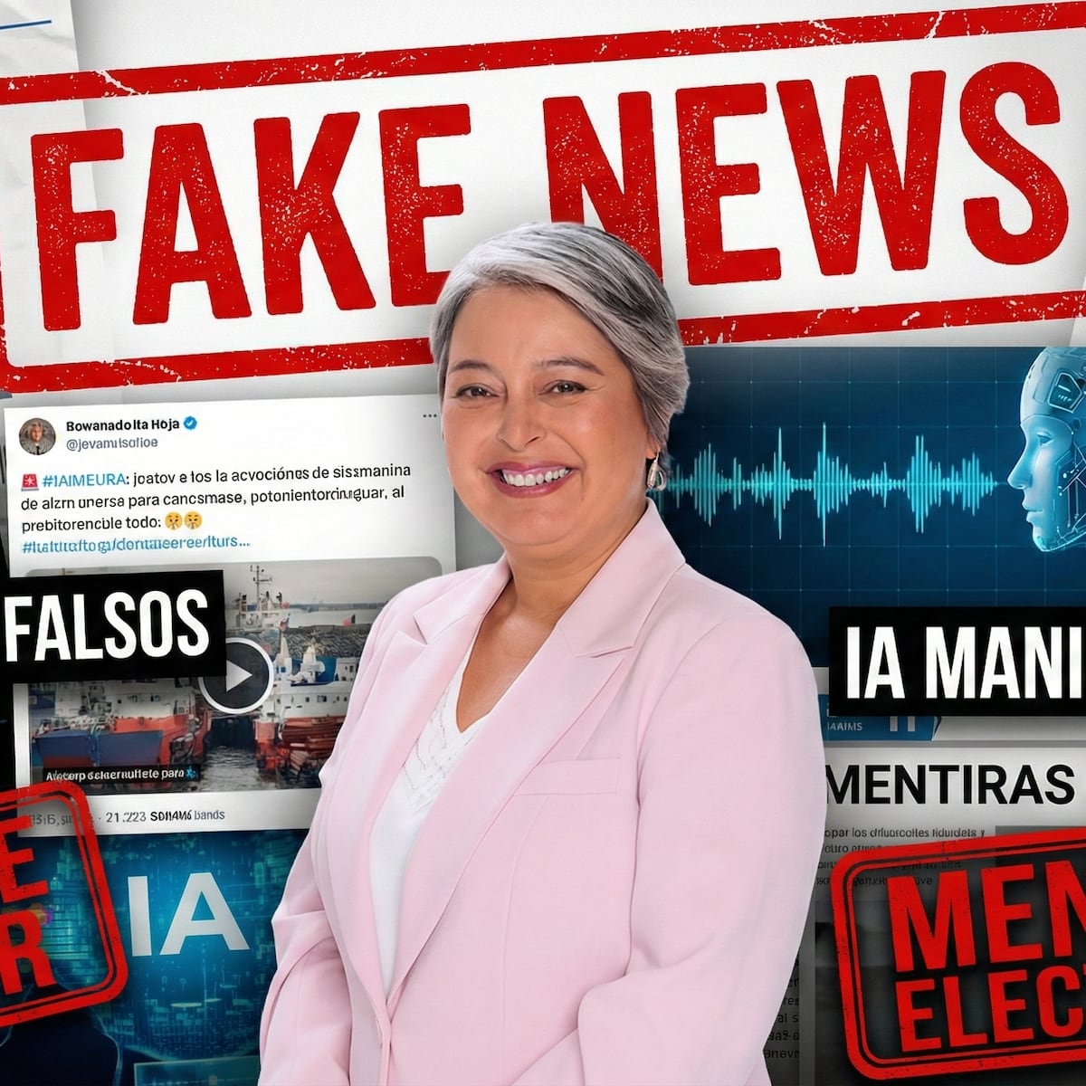 Jeannette Jara desafía a creadores de fake news con demandas por audios falsos Jeannette Jara desafía a creadores de fake news con demandas por audios falsos