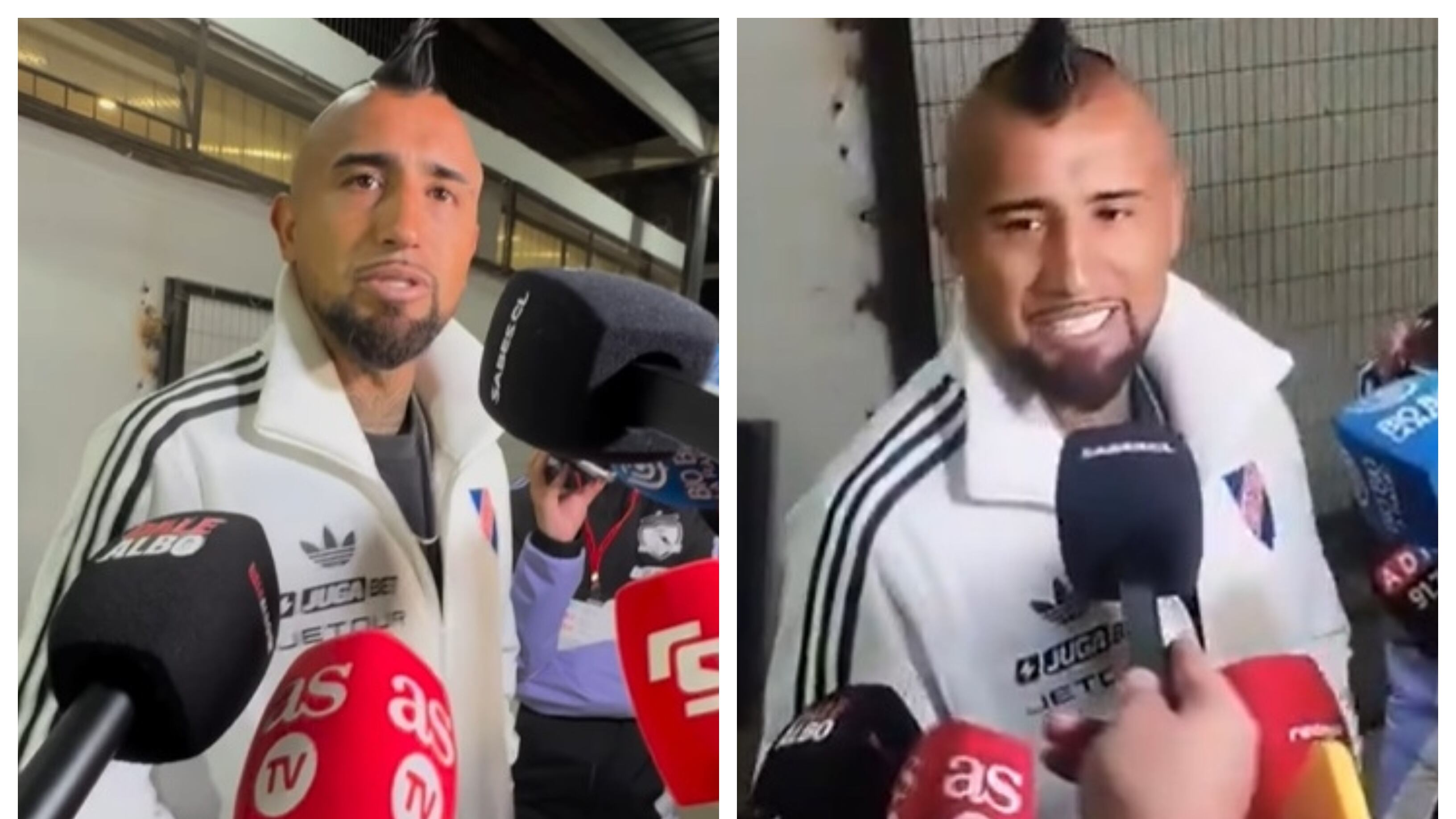 El mediocampista se molestó con los medios de prensa por preguntarle respecto del eventual castigo de Conmebol a Colo Colo por la cancelación de su partido de Copa Libertadores ante Fortaleza.