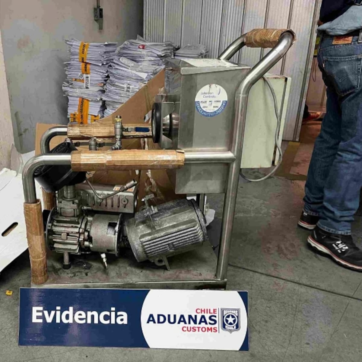 Decomisan éxtasis en máquina purificadora de aceite Decomisan éxtasis en máquina purificadora de aceite