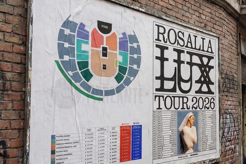 “Desde $50 mil”: Rosalía viene a Chile en 2026 y estos son los precios de entradas y mapa de ubicaciones