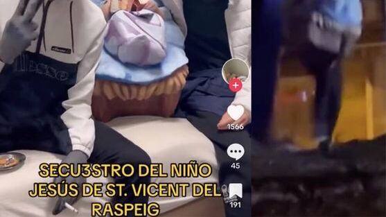 Figura del Niño Jesús secuestrada