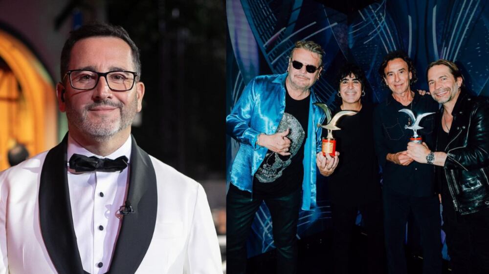 Eduardo Fuentes y Maná | Fuente: Instagram