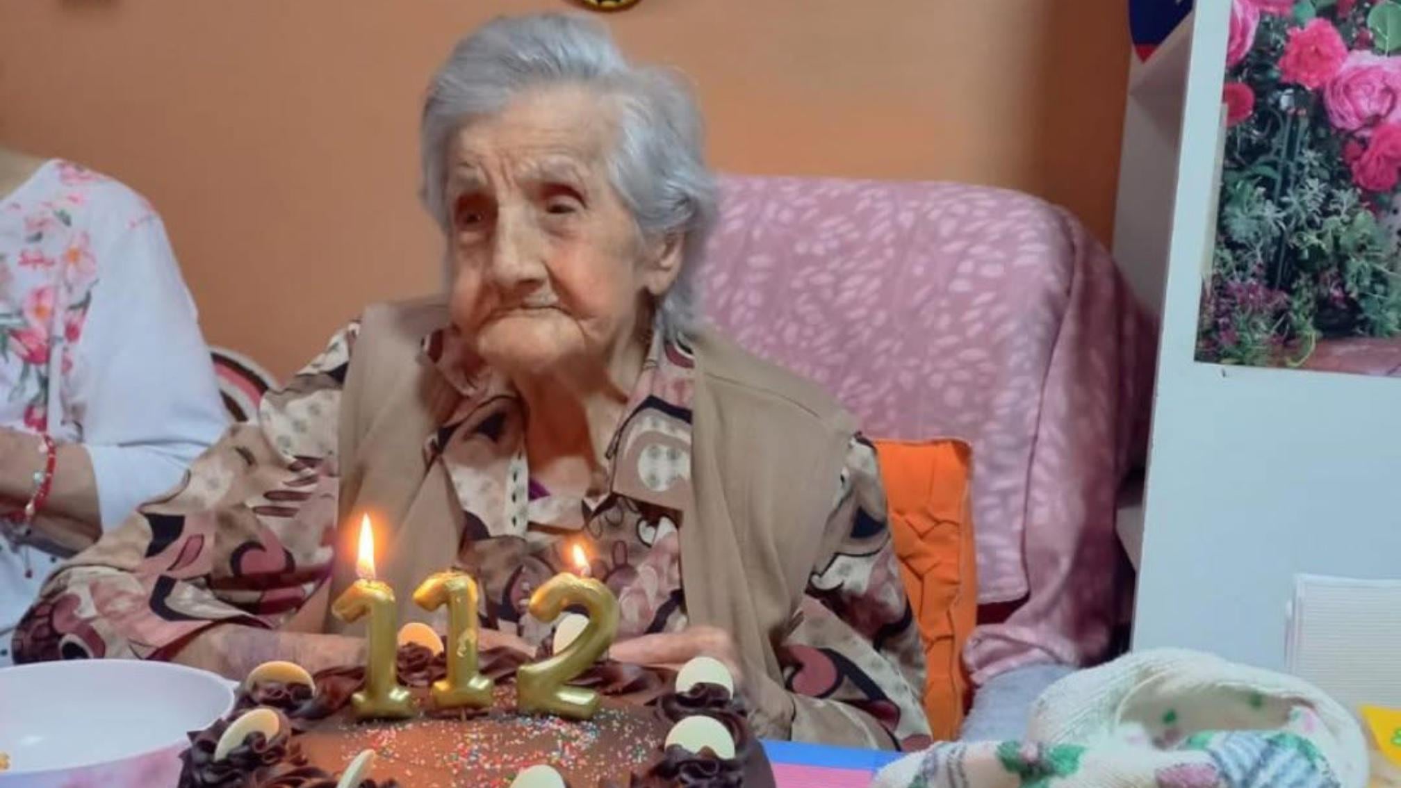 Cumpleaños número 112 de la mujer más longeva de Chile