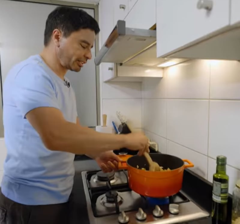 Exalcalde Rodolfo Carter en "La Divina Comida".