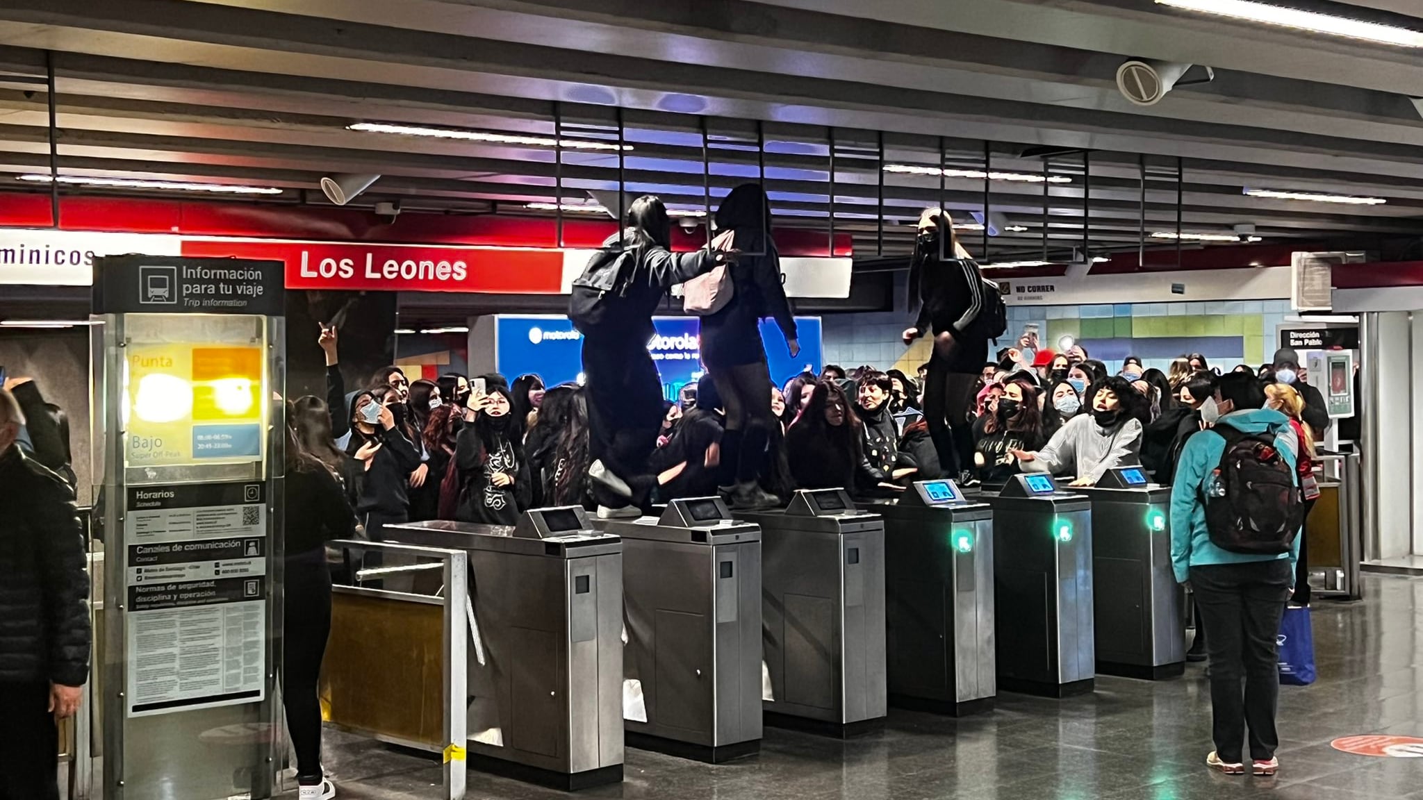 Manifestación estudiantil - Fuente: Twitter