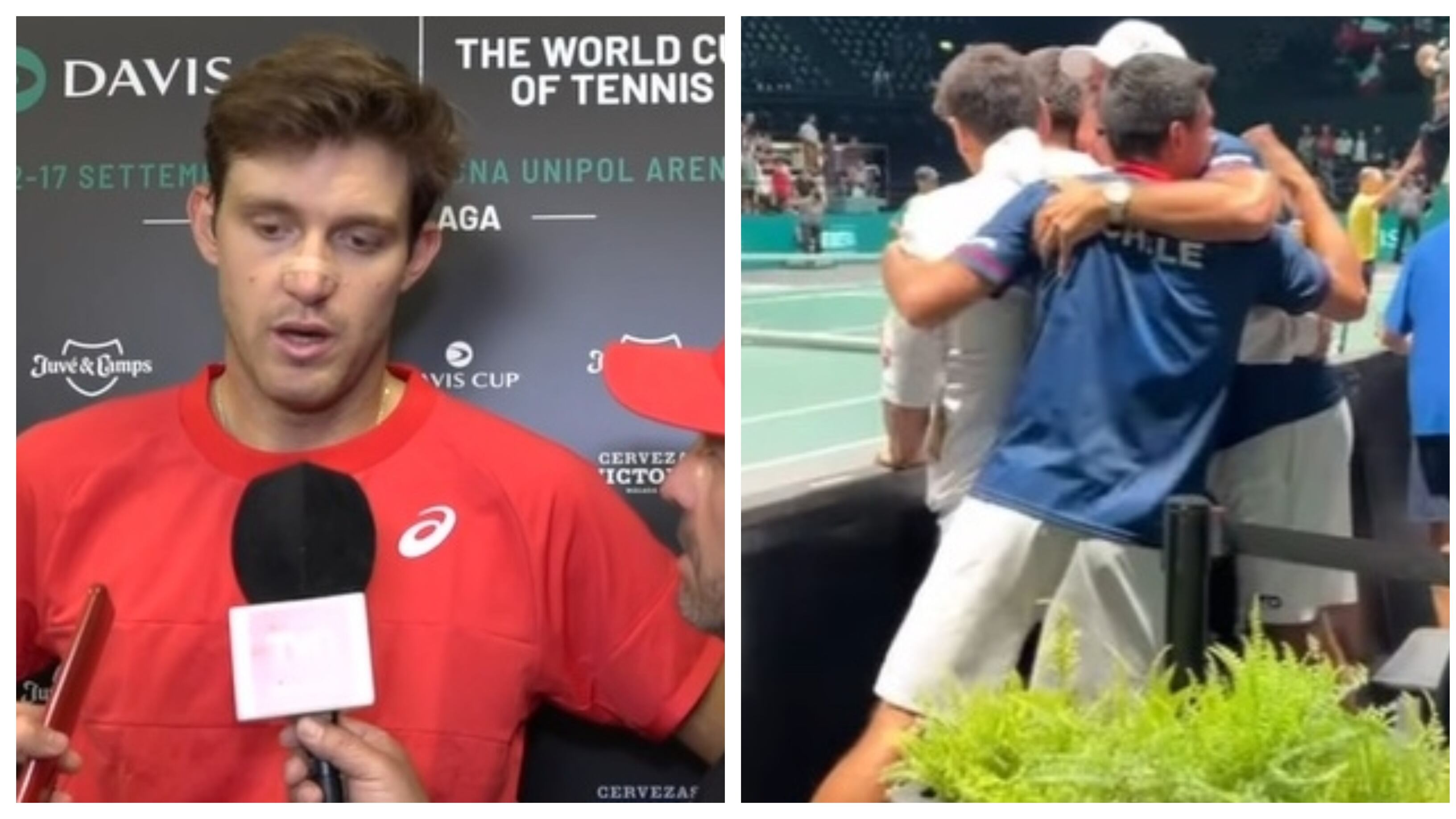 El tenista nacional venció sin mayores problemas al sueco Elias Ymer.