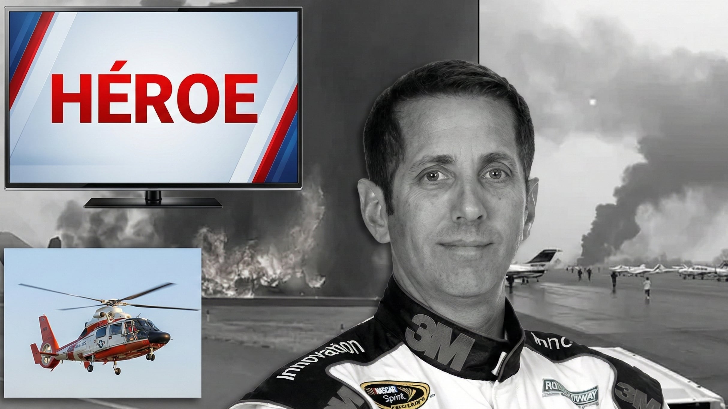 Durante varios días, Biffle realizó vuelos de rescate y entrega de suministros en zonas incomunicadas.