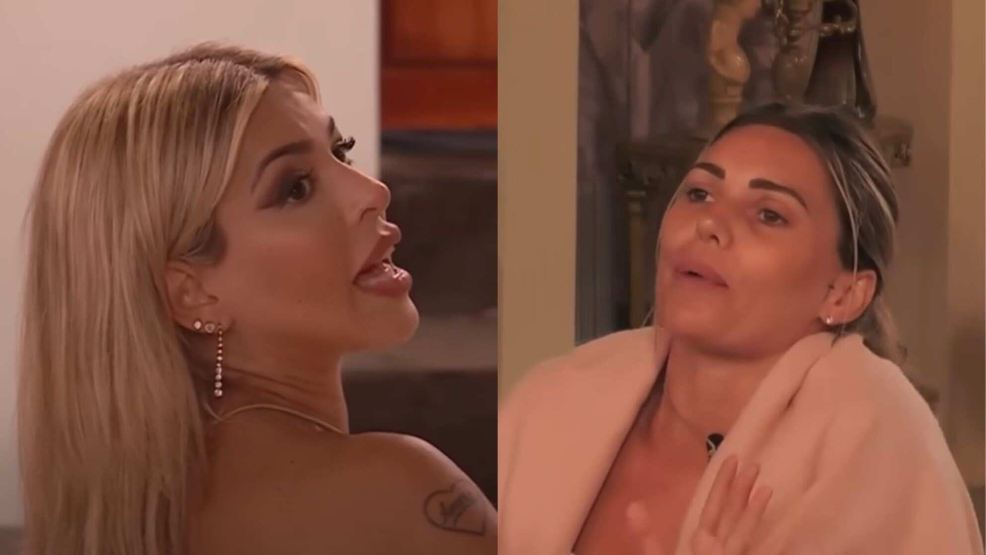 Oriana Marzoli y Faloon Larraguibel en “¿Ganar o Servir?”