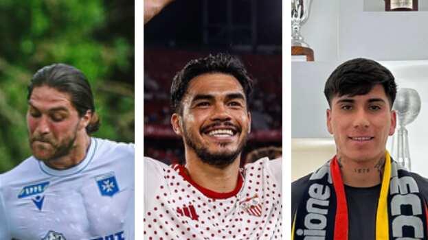 Sierralta, Suazo y Pérez / Fotos: clubes