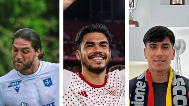 Sierralta, Suazo y Pérez / Fotos: clubes