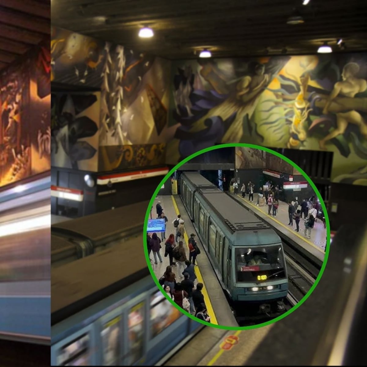 Transformación de Metro Universidad de Chile a centro comercial subterráneo Transformación de Metro Universidad de Chile a centro comercial subterráneo