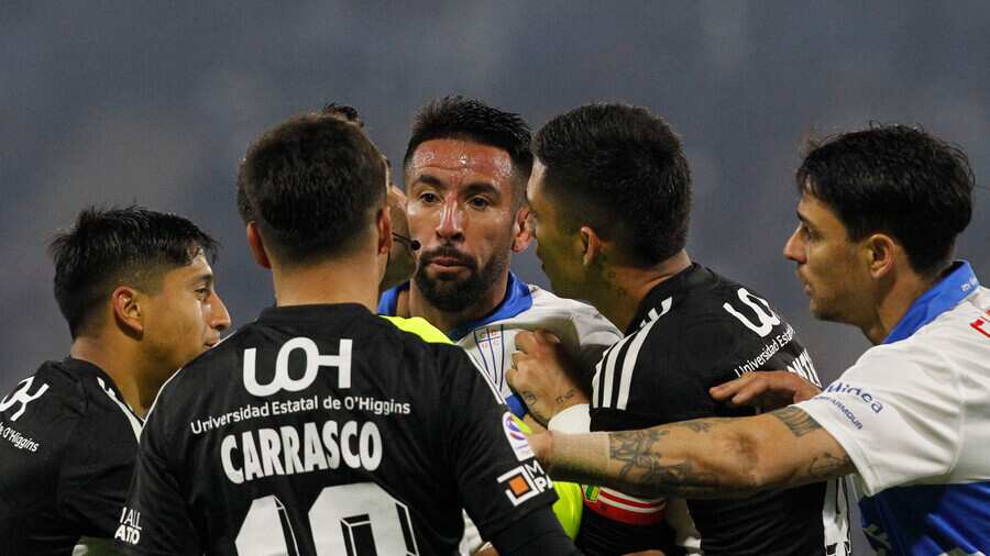 El "Huaso" vivió un momento de furia.